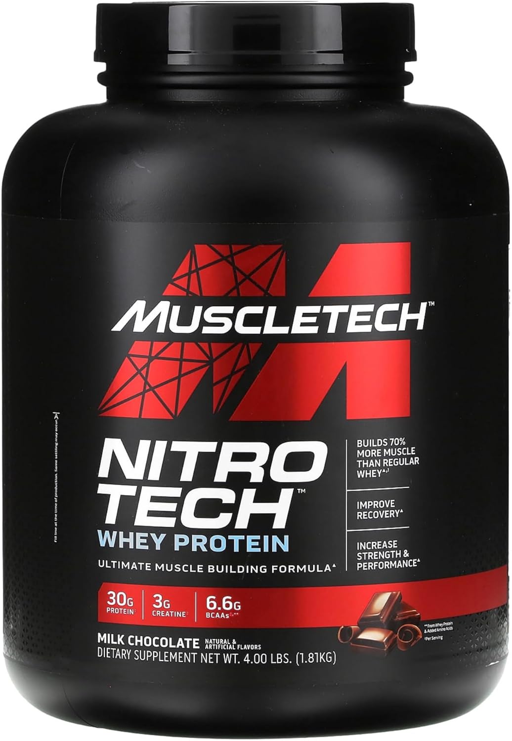 MuscleTech NitroTech Performance Series Whey Isolate Chocolate 4lb