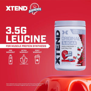Xtend Original BCAA Powder 7g BCAA and 2.5g L-Glutamine, Sugar Free Post Workout Muscle Recovery Drink with Amino Acids for Men & Women, 90 Servings