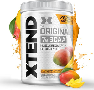 Xtend Original BCAA Powder 7g BCAA and 2.5g L-Glutamine, Sugar Free Post Workout Muscle Recovery Drink with Amino Acids for Men & Women, 90 Servings