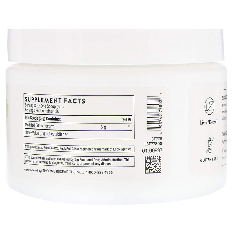 Thorne Research Fractionated Pectin Powder - 5 oz
