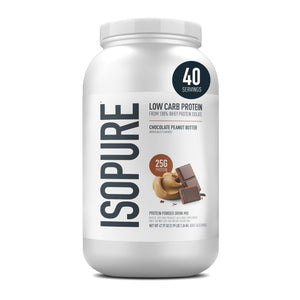 Isopure Bundle of Zero Carb 100% Pure Whey Isolate Protein Powder, Strawberries & Cream, 25g Protein Per Serving, 1 Lb, 15 Servings + Isopure 100% Pure Creatine Monohydrate Powder, 100 Servings