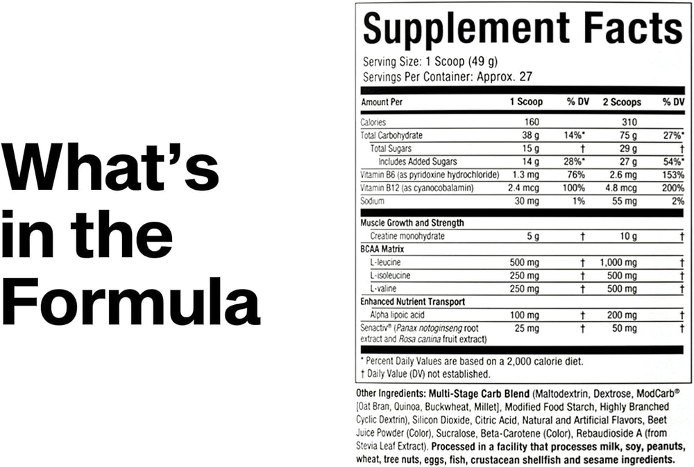 MuscleTech Creatine Monohydrate Powder - Cell-Tech Creatine Powder Post Workout Recovery Drink, Muscle Builder & Musclebuilding Creatine Supplement - Fruit Punch, 6 lbs (56 Serv) - Packaging May Vary