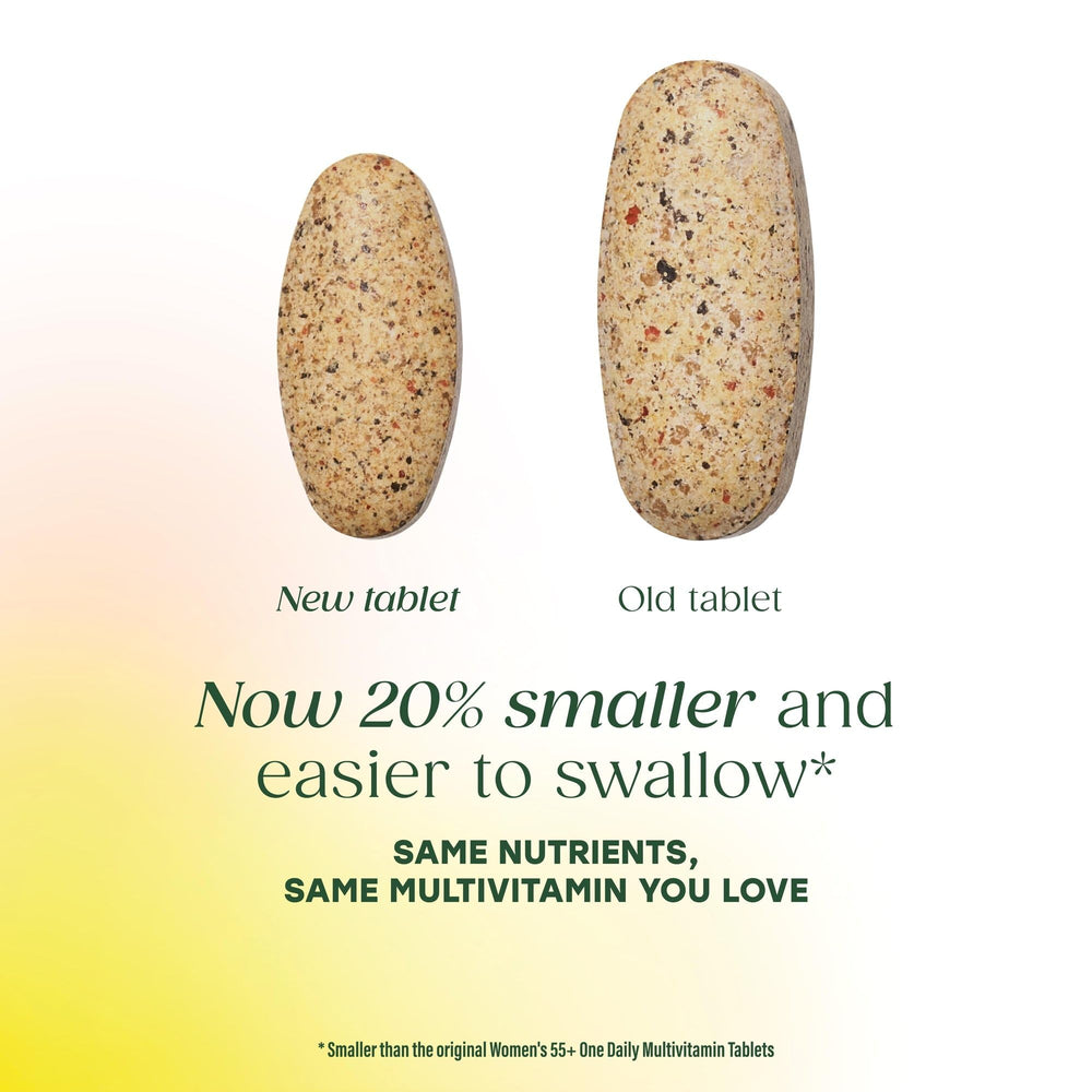 MegaFood Multivitamin for Women 55+ One Daily Womens Multivitamin with Vitamin D3, C, Zinc & Bioavailable Vitamin B12 & Folate - Healthy Aging, Brain & Bone Health, Vegetarian, 90 Tablets