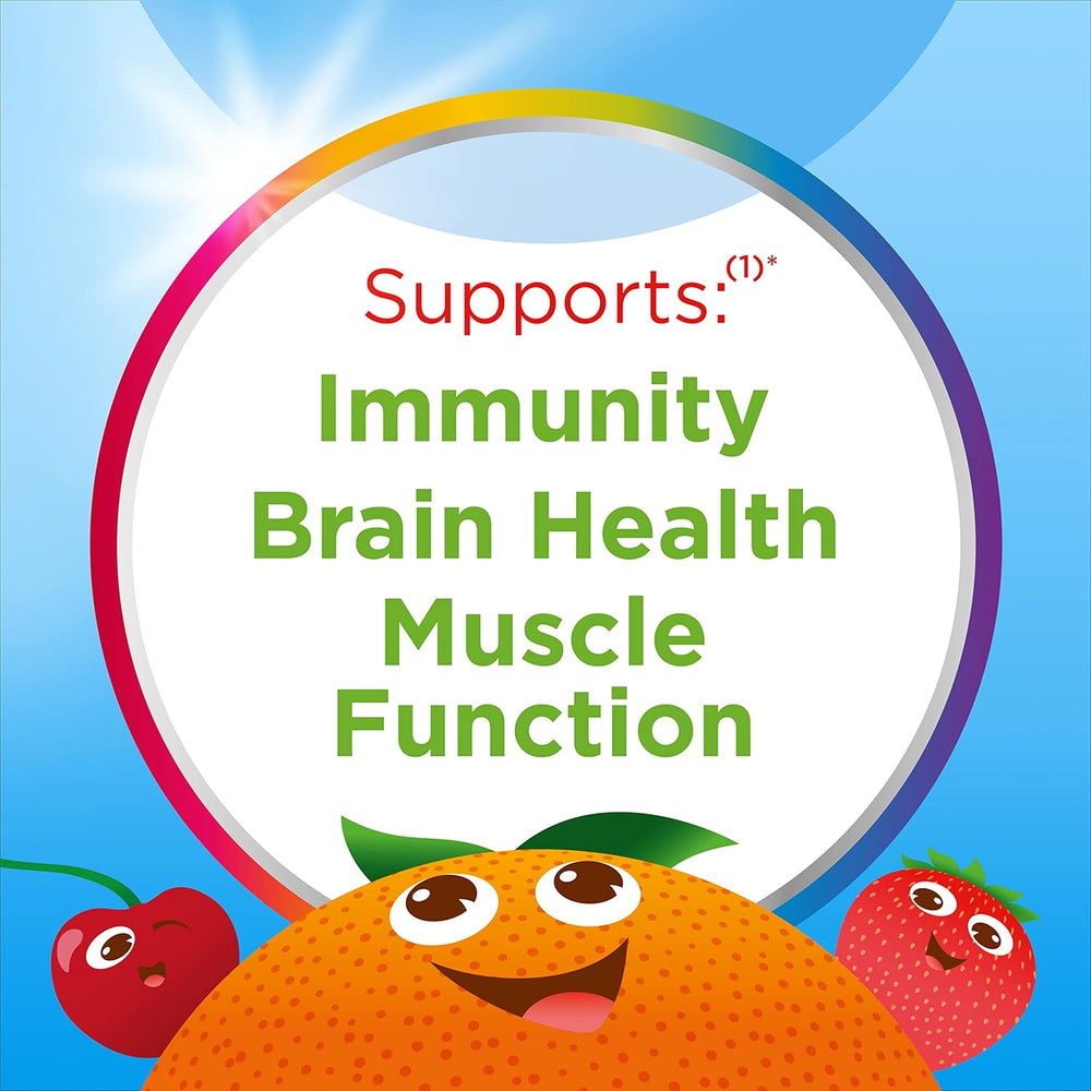 Centrum Kids' Organic Multigummies, Kids Multivitamin Gummies, Organic Multivitamin for Kids with Essential Nutrients for Immune Support, Muscle Function, and Brain Health - 90 Count