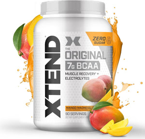 Xtend Original BCAA Powder 7g BCAA and 2.5g L-Glutamine, Sugar Free Post Workout Muscle Recovery Drink with Amino Acids for Men & Women, 90 Servings