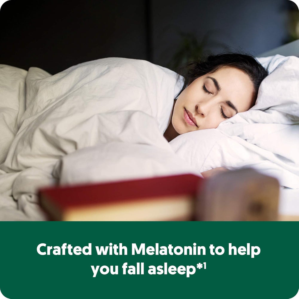 Centrum Sleep Melatonin Sleep Aid with Whole Food Benefit Blend, 60 day supply, 60 Vegetarian Capsules