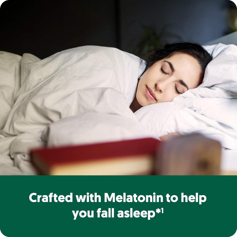 Centrum Sleep Melatonin Sleep Aid with Whole Food Benefit Blend, 60 day supply, 60 Vegetarian Capsules