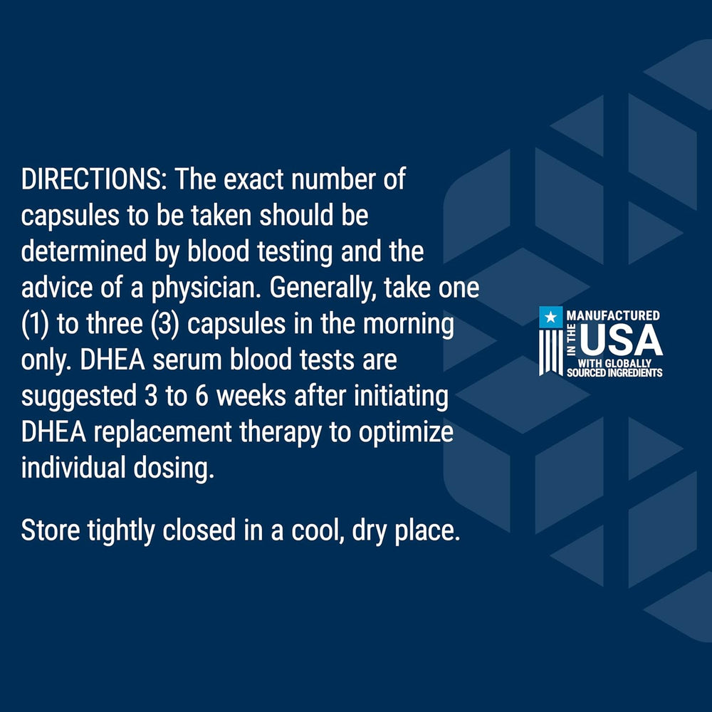 Life Extension DHEA 50 mg – Hormone Balance Supplement, Memory, Muscle Mass and Bone Density Support, Healthy Sex Drive, Gluten-Free, Non-GMO, 60 Capsules