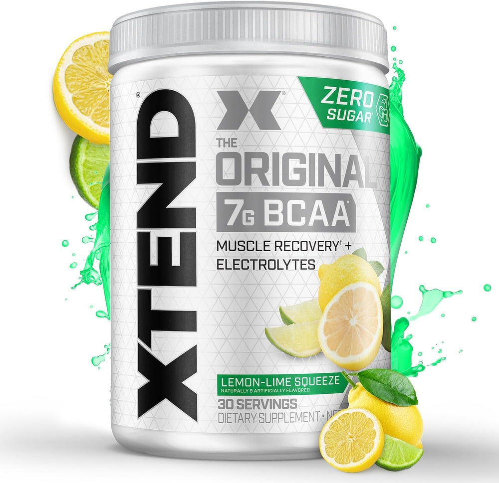 Xtend Original BCAA Powder 7g BCAA and 2.5g L-Glutamine, Sugar Free Post Workout Muscle Recovery Drink with Amino Acids for Men & Women, 90 Servings