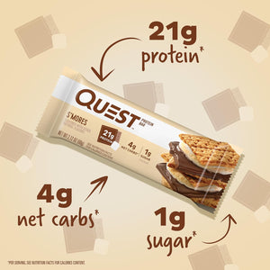 Quest Protein Bars (12 Count) and Chocolatey Peanut Protein Coated Candies (12 Count) Bundle