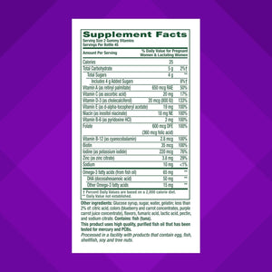 vitafusion PreNatal Gummy Vitamins, Raspberry Lemonade Flavor, Prenatal Vitamin Supplement for Women with Folate and DHA, 45 Day Supply, 90 Count