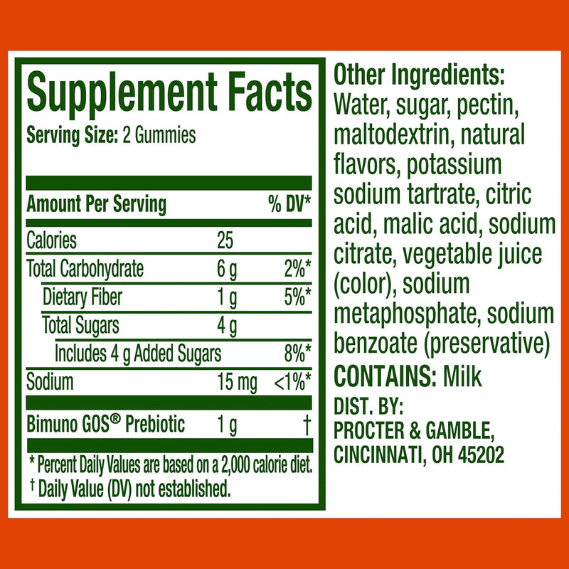Align Advanced Prebiotic Supplement, Fast-Acting Biotic Gummies, Advanced Prebiotic for Women and Men, Works In As Little As 7 days*, 46 Gummies
