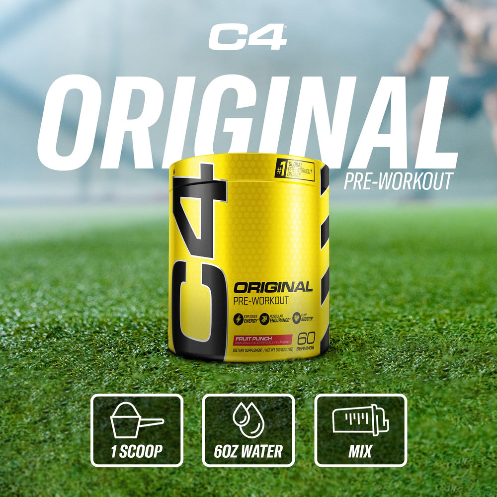 Cellucor C4 Original Pre Workout Powder Frozen Bombsicle Sugar Free Preworkout Energy for Men & Women 150mg Caffeine + Beta Alanine + Creatine - 30 Servings (Packaging May Vary)
