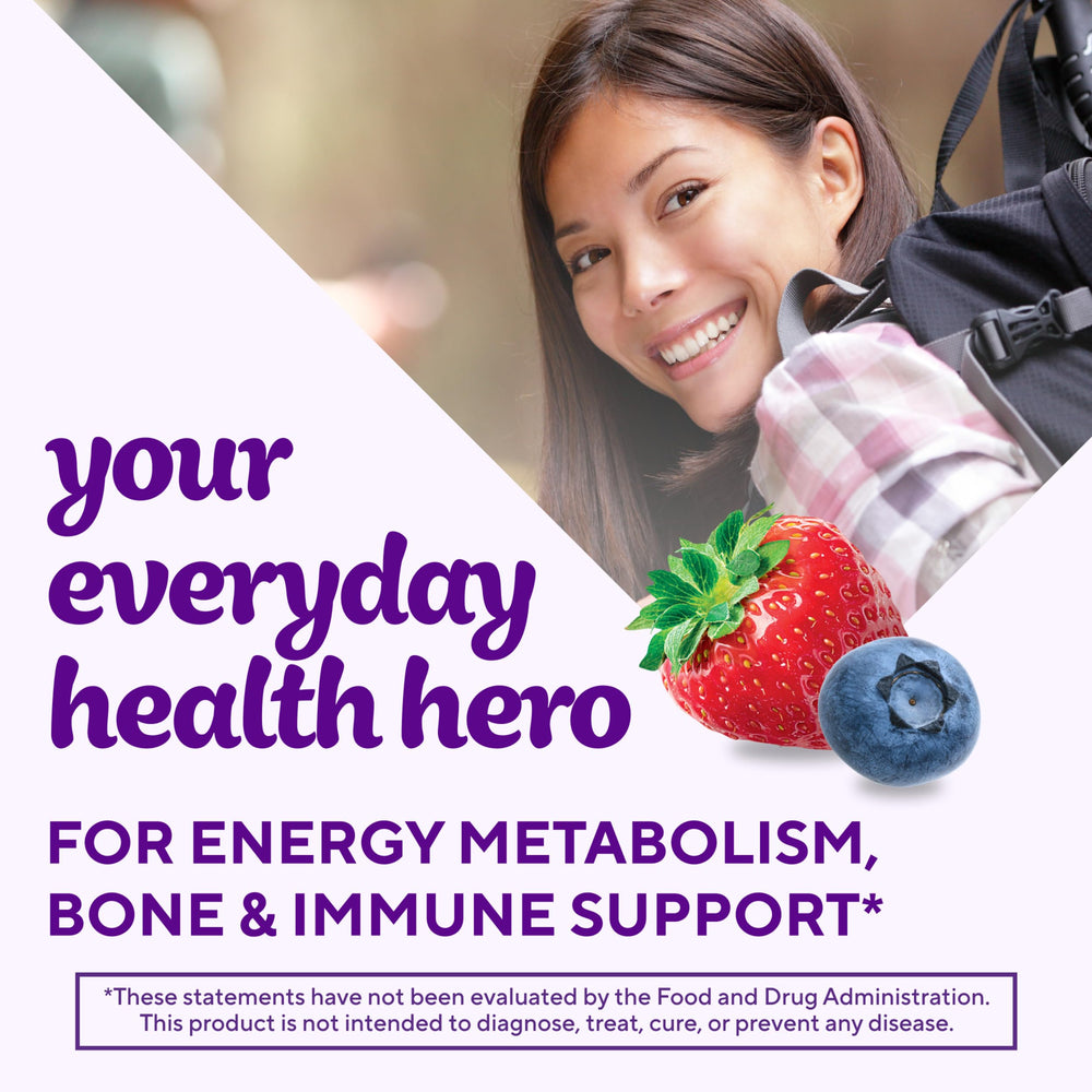 Vitafusion Womens Multivitamin Gummies, Berry Flavored Daily Vitamins for Women with Vitamins A, C, D, E, B-6 and B-12, 150 Count, 75 Day Supply, 150 Count