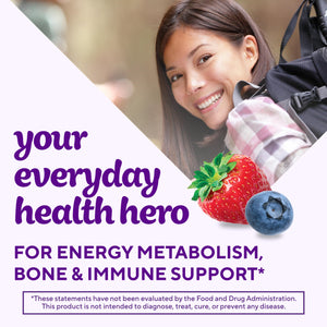 Vitafusion Womens Multivitamin Gummies, Berry Flavored Daily Vitamins for Women with Vitamins A, C, D, E, B-6 and B-12, 150 Count, 75 Day Supply, 150 Count