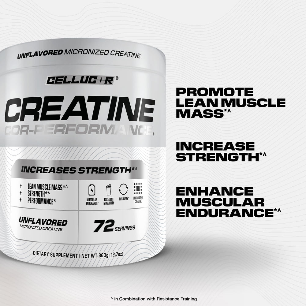 Cellucor Creatine Powder, Jolly Rancher Cherry- Increases Strength, Lean Muscle Mass & Endurance, Micronized Creatine for Fast Absorption, 5g Creatine per Serving, 50 Servings