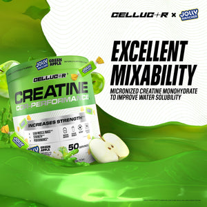 Cellucor Creatine Powder, Jolly Rancher Cherry- Increases Strength, Lean Muscle Mass & Endurance, Micronized Creatine for Fast Absorption, 5g Creatine per Serving, 50 Servings