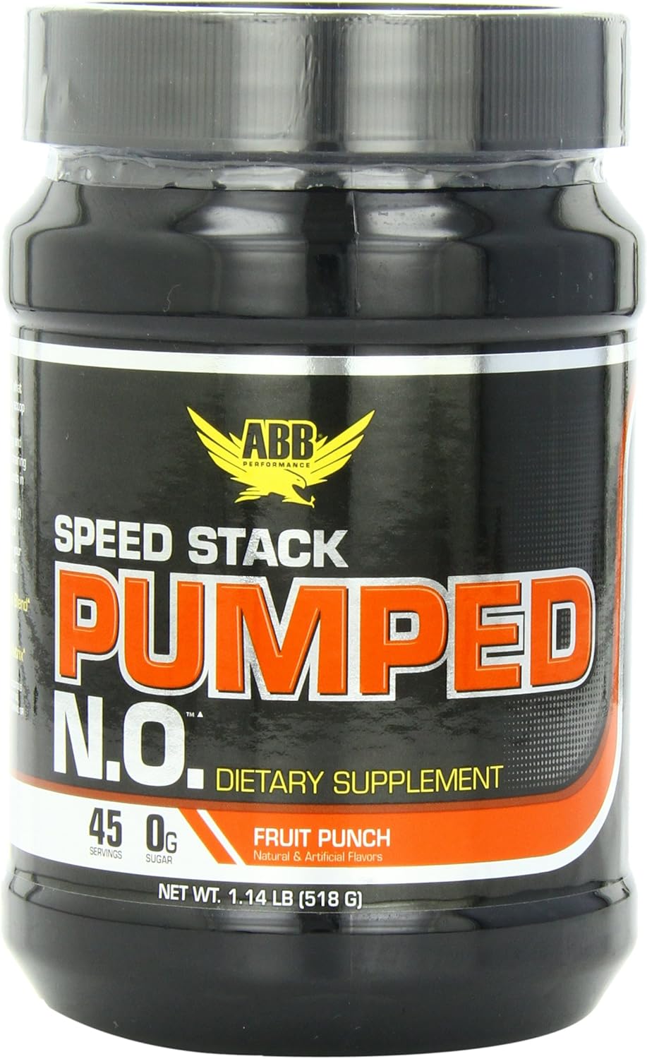 ABB Performance Speed Stack Pumped N.O. Powder, Fruit punch, 45 servings, 1.14 Pounds