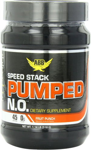 ABB Performance Speed Stack Pumped N.O. Powder, Fruit punch, 45 servings, 1.14 Pounds
