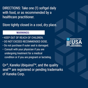 Life Extension Super Ubiquinol CoQ10 with Enhanced Mitochondrial Support, ubiquinol CoQ10, shilajit, potent heart health & cellular energy production support, ultra-absorbable, gluten-free, 60 softgel