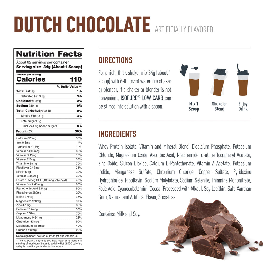 Isopure Bundle of Zero Carb 100% Pure Whey Isolate Protein Powder, Strawberries & Cream, 25g Protein Per Serving, 1 Lb, 15 Servings + Isopure 100% Pure Creatine Monohydrate Powder, 100 Servings