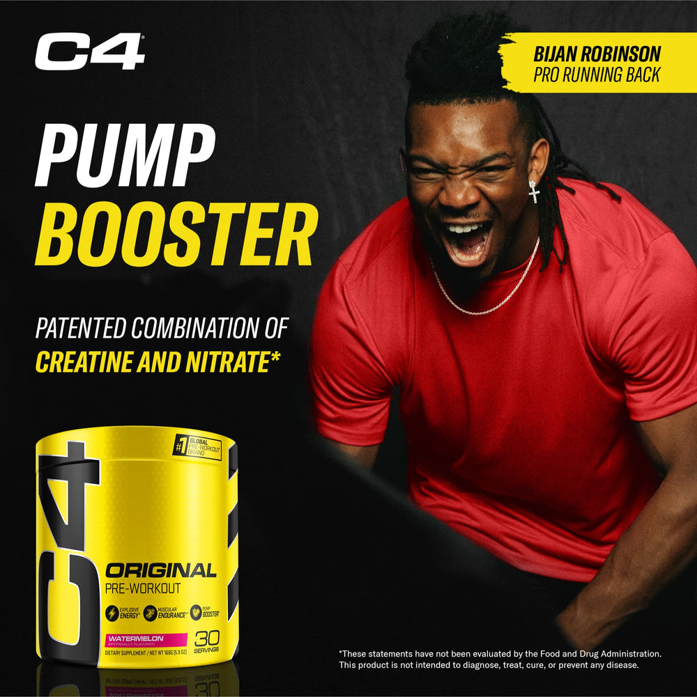 Cellucor C4 Original Pre Workout Powder Frozen Bombsicle Sugar Free Preworkout Energy for Men & Women 150mg Caffeine + Beta Alanine + Creatine - 30 Servings (Packaging May Vary)