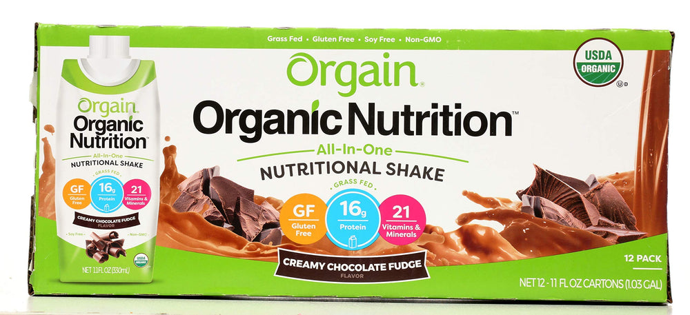 Orgain Vegan Nutritional Shake Sweet Vanilla Bean (Pack of 12)