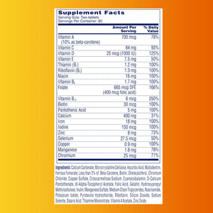 One A Day Women’s Petites Multivitamin,Supplement with Vitamin A, C, D, E and Zinc for Immune Health Support, B Vitamins, Biotin, Folate (as folic acid) & more,Tablet, 160 count