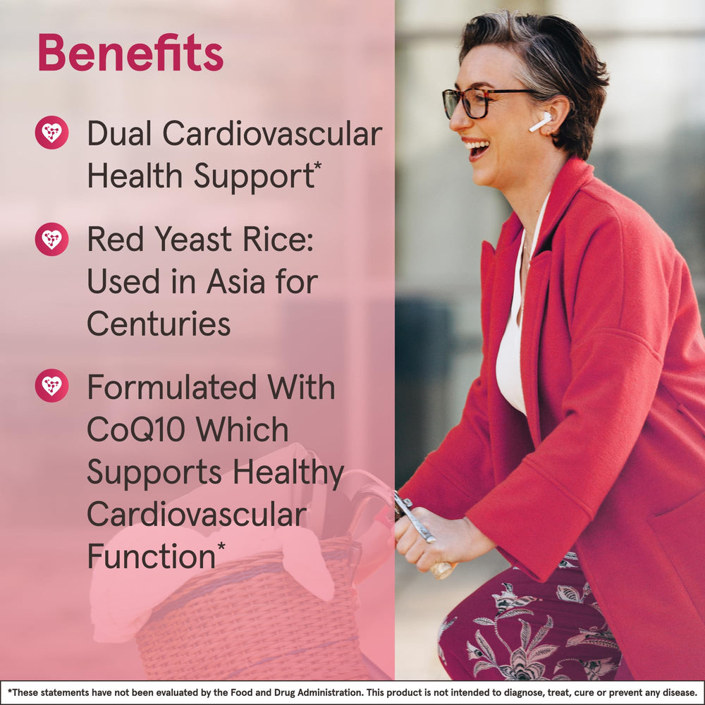 Jarrow Formulas Red Yeast Rice 1200 mg & Co-Q10 100 mg Per Serving-120 Veggie Caps-60 Servings & Heart Health-Vegan & Milk Thistle 150 mg with 30:1 Standardized Silymarin Extract