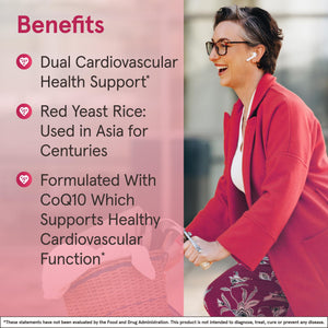 Jarrow Formulas Red Yeast Rice 1200 mg & Co-Q10 100 mg Per Serving-120 Veggie Caps-60 Servings & Heart Health-Vegan & Milk Thistle 150 mg with 30:1 Standardized Silymarin Extract