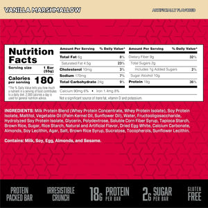 BSN - Syntha-6 Protein Crisp Bar - Svanilla Marshmallow - 12 Count (1.97 oz. each)