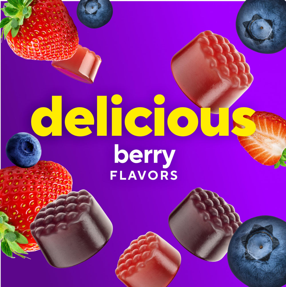 Vitafusion Womens Multivitamin Gummies, Berry Flavored Daily Vitamins for Women with Vitamins A, C, D, E, B-6 and B-12, 150 Count, 75 Day Supply, 150 Count