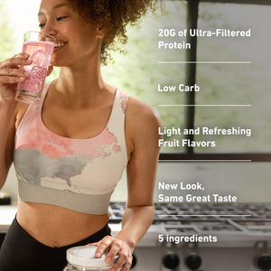 Isopure Clear Whey Isolate Protein Powder, Lactose Free, Gluten Free, Naturally Flavored, Pineapple Orange Banana, 20g Protein Per Serving, 1.9 Lb, 36 Servings (Packaging May Vary)