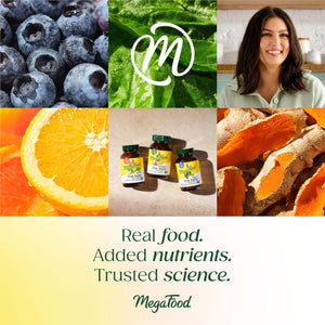 MegaFood Men's Advanced Multivitamin for Men - Doctor -Formulated - Choline, Vitamin B12, Vitamin D, Vitamin C & Zinc - Brain Health & Immune Support - Non-GMO - Vegetarian - 60 Tabs (30 Servings)