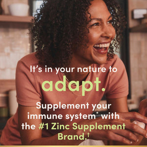 Nature’s Bounty Zinc 50mg, Immune Support & Antioxidant Supplement, Promotes Skin Health, 1 Caplet Per Day, Gluten Free, 250 Vegetarian Caplets