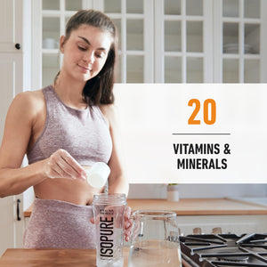 Isopure Bundle of Zero Carb 100% Pure Whey Isolate Protein Powder, Strawberries & Cream, 25g Protein Per Serving, 1 Lb, 15 Servings + Isopure 100% Pure Creatine Monohydrate Powder, 100 Servings