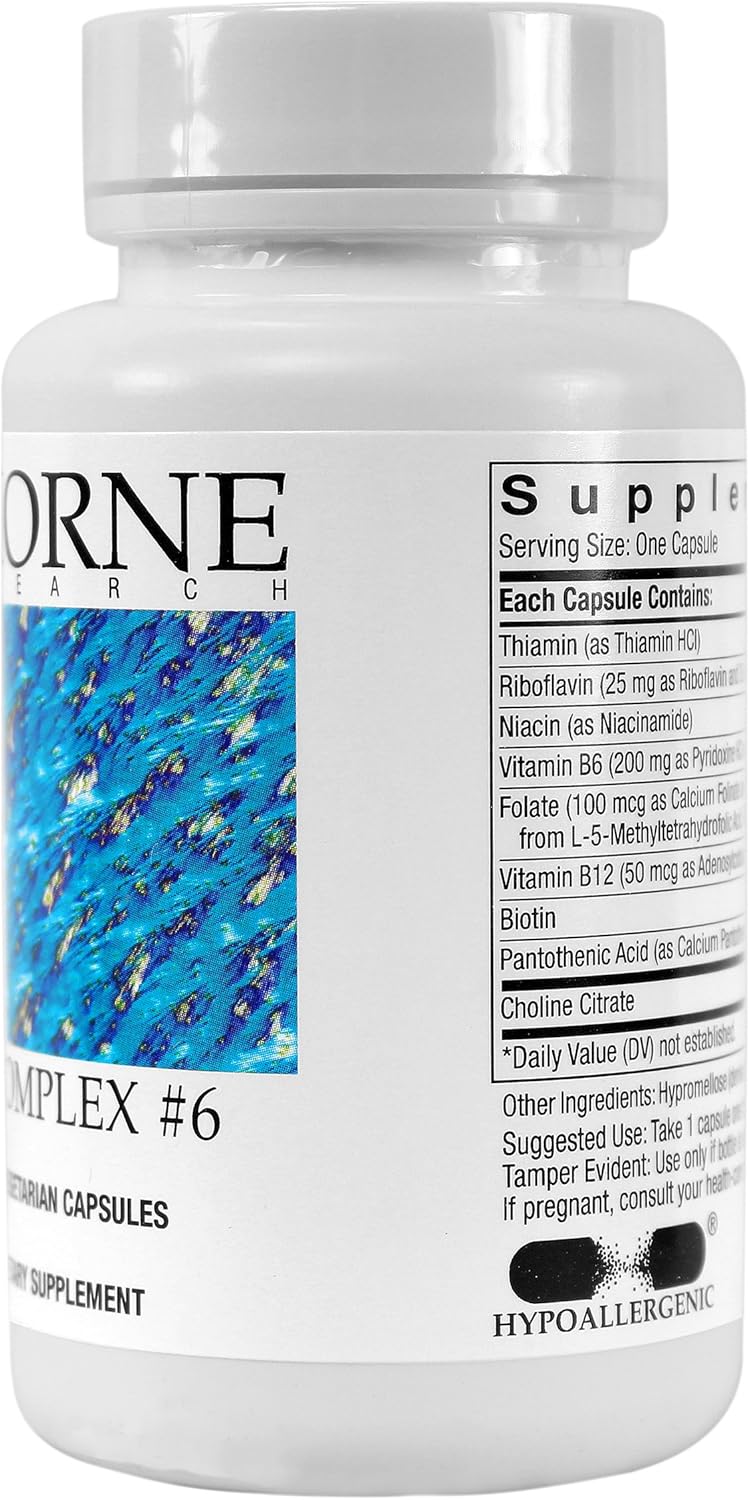 B-Complex #6, 60 Vegetarian Capsules (FFP)