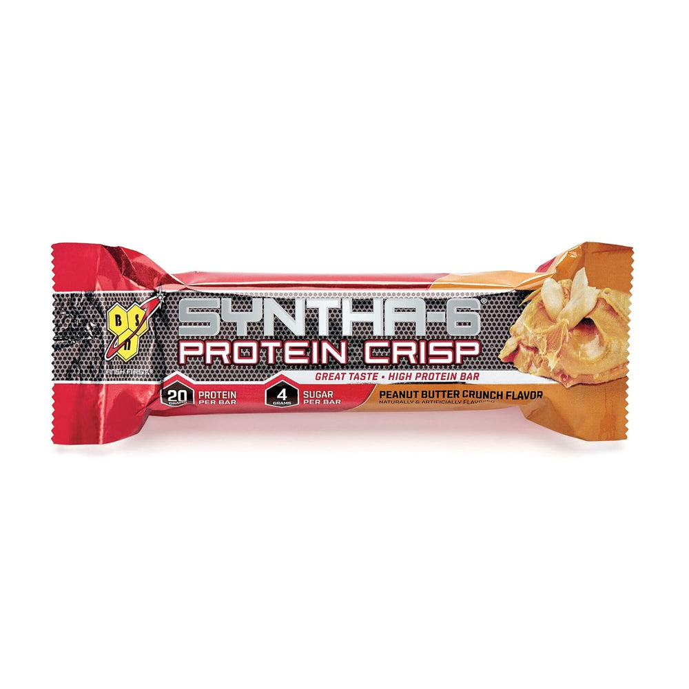 BSN Peanut Butter Protein Crisp Snack Bar, 12 Count