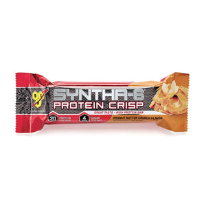 BSN Peanut Butter Protein Crisp Snack Bar, 12 Count