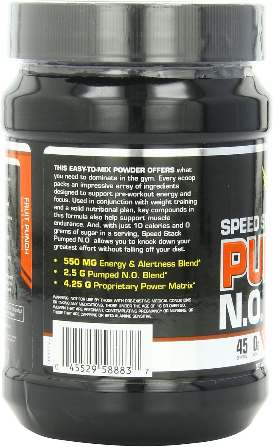 ABB Performance Speed Stack Pumped N.O. Powder, Fruit punch, 45 servings, 1.14 Pounds