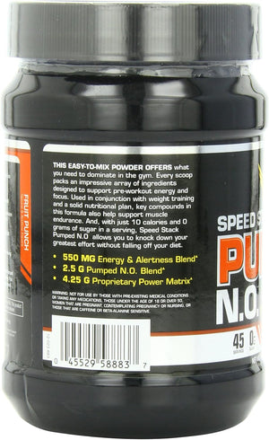 ABB Performance Speed Stack Pumped N.O. Powder, Fruit punch, 45 servings, 1.14 Pounds