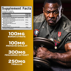 MuscleTech Testosterone Booster for Men, AlphaTest - T-Boost Mens Supplement with Tribulus Terrestris & Boron - Daily Male Gym Workout Supplements for Muscle Growth, Stamina & Energy - 240 Pills