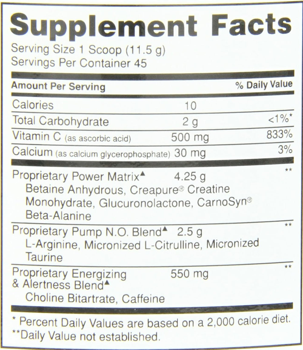 ABB Performance Speed Stack Pumped N.O. Powder, Fruit punch, 45 servings, 1.14 Pounds