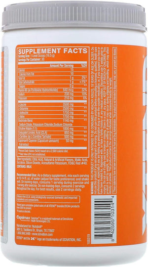 Xtend Ripped BCAA Powder Strawberry Kiwi | Cutting Formula + Sugar Free Post Workout Muscle Recovery Drink with Amino Acids | 7g BCAAs for Men & Women | 30 Servings