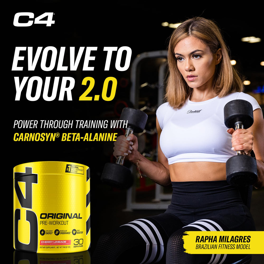 Cellucor C4 Original Pre Workout Powder Frozen Bombsicle Sugar Free Preworkout Energy for Men & Women 150mg Caffeine + Beta Alanine + Creatine - 30 Servings (Packaging May Vary)