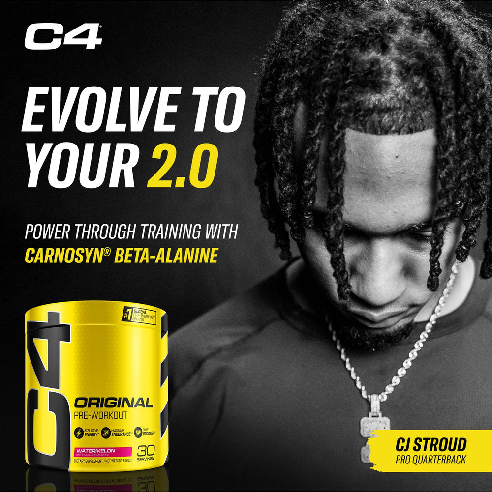 Cellucor C4 Original Pre Workout Powder Frozen Bombsicle Sugar Free Preworkout Energy for Men & Women 150mg Caffeine + Beta Alanine + Creatine - 30 Servings (Packaging May Vary)