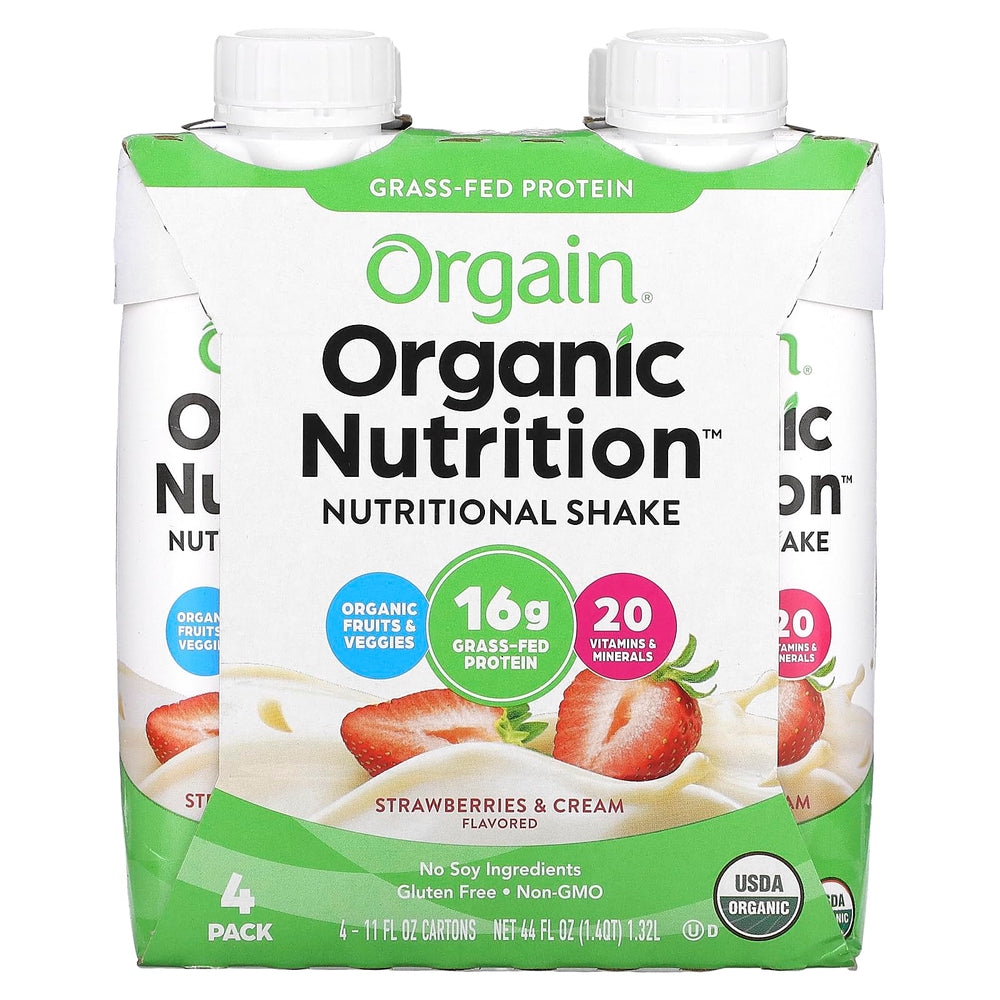 Orgain Vegan Nutritional Shake Sweet Vanilla Bean (Pack of 12)