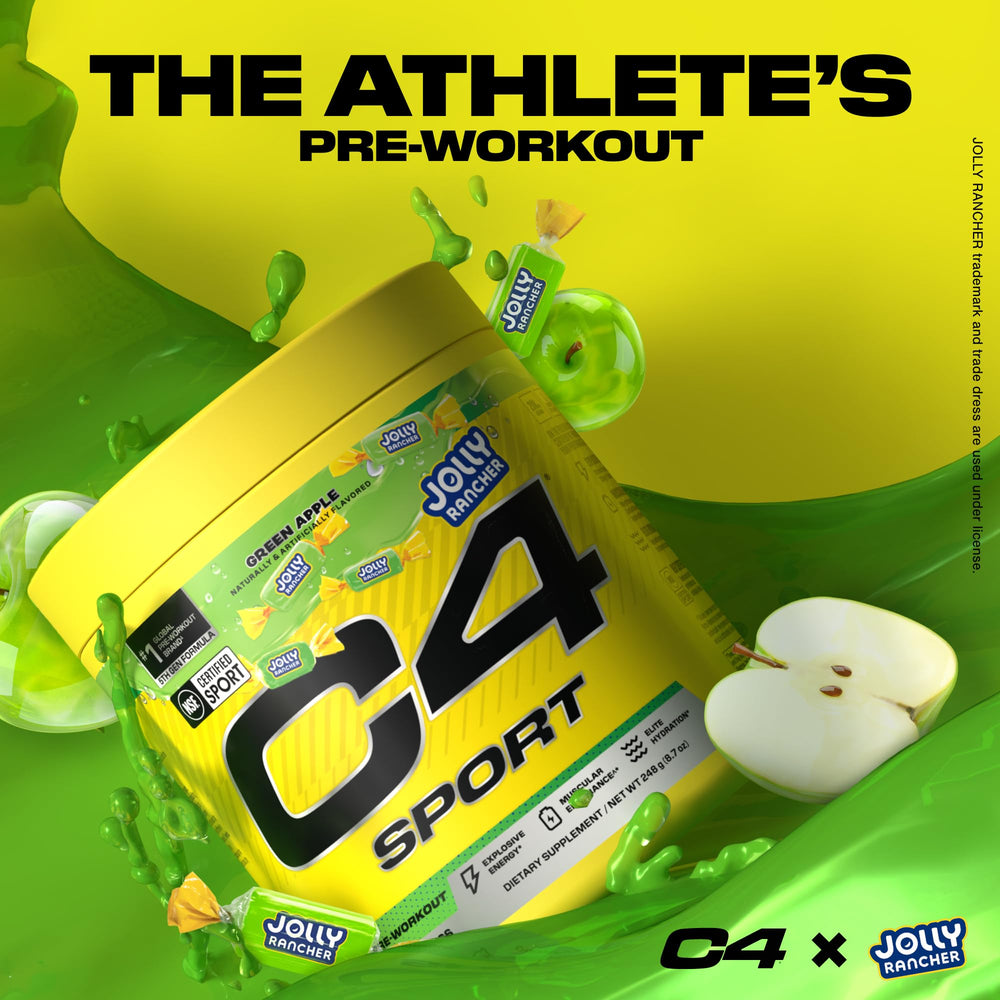 Cellucor C4 Sport Pre Workout Powder - NSF Certified for Sport - Elite Hydration - 200mg Caffeine + Creatine + Beta-Alanine - Electrolytes and Energy Supplement - Watermelon, 20 Servings
