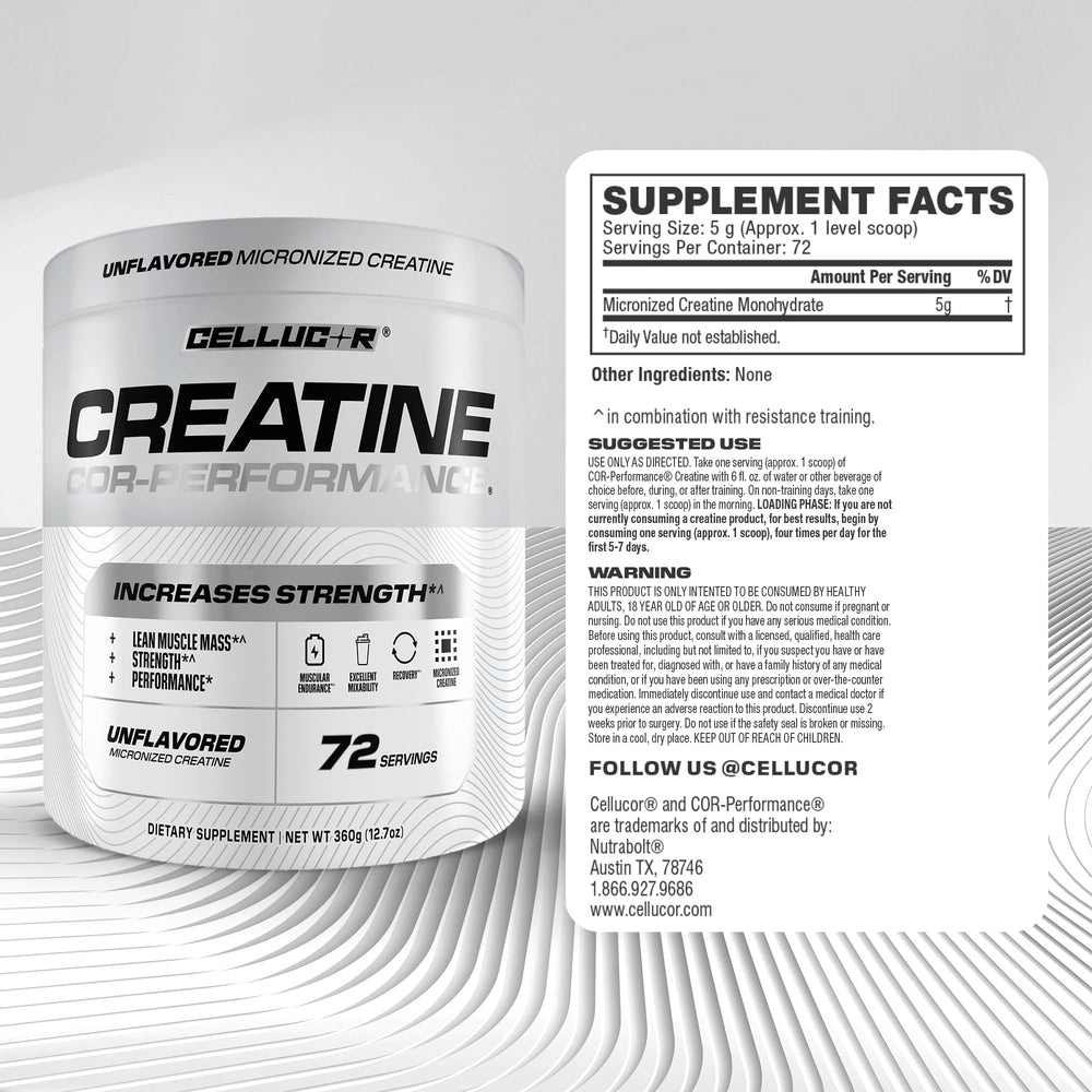 Cellucor Creatine Powder, Jolly Rancher Cherry- Increases Strength, Lean Muscle Mass & Endurance, Micronized Creatine for Fast Absorption, 5g Creatine per Serving, 50 Servings