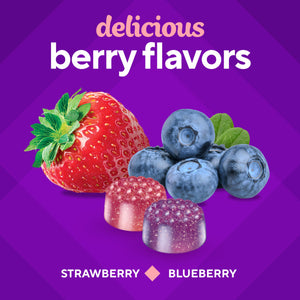 Vitafusion Womens Multivitamin Gummies, Berry Flavored Daily Vitamins for Women with Vitamins A, C, D, E, B-6 and B-12, 150 Count, 75 Day Supply, 150 Count